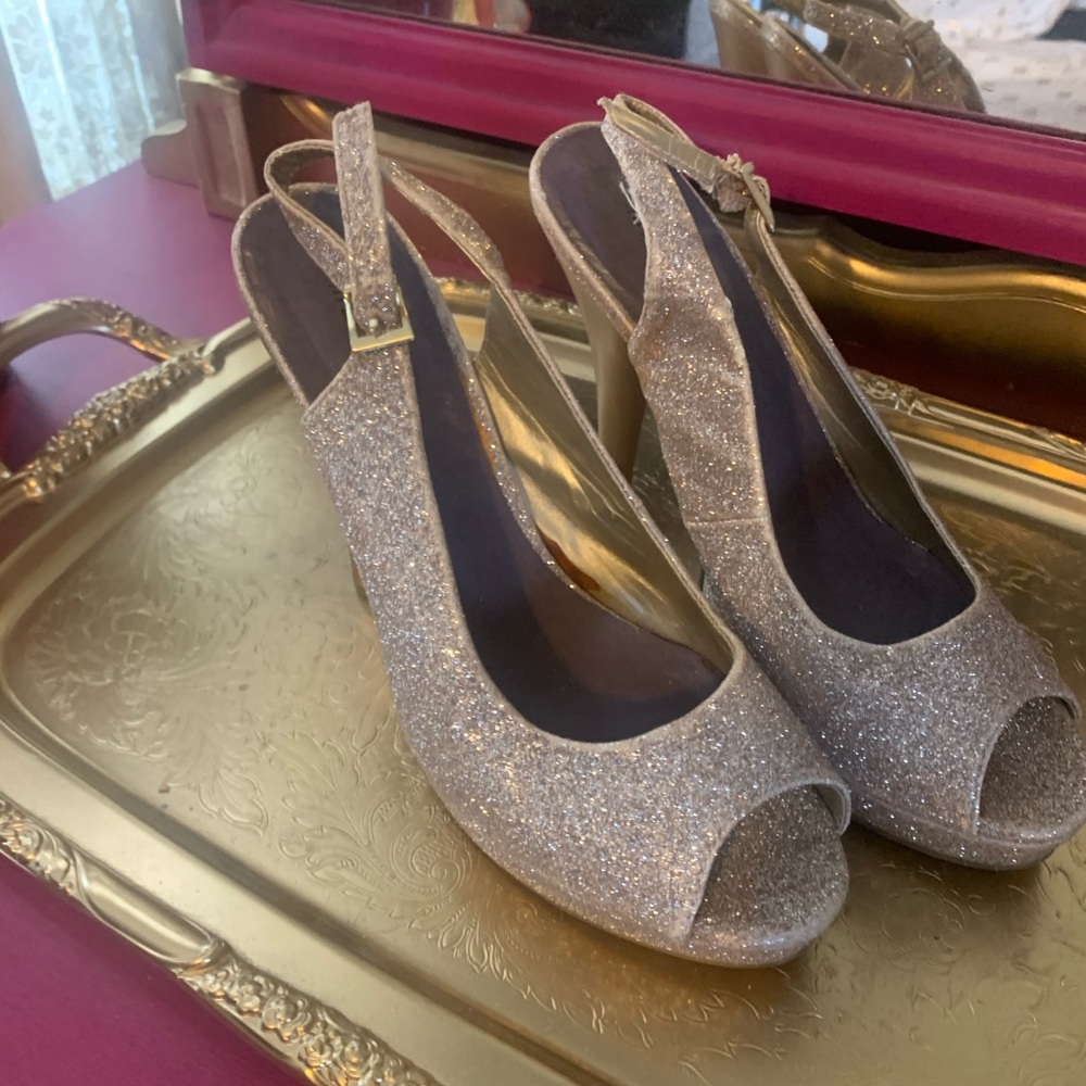 Open toe heels